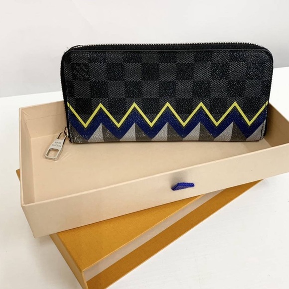 LOUIS VUITTON Damier Graphite illustre zippy organizer Zip Around Wallet - Picture 1 of 8